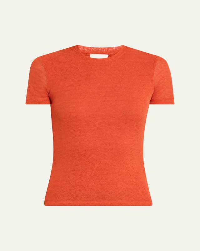 Liema Crewneck Tie-Back Shirt